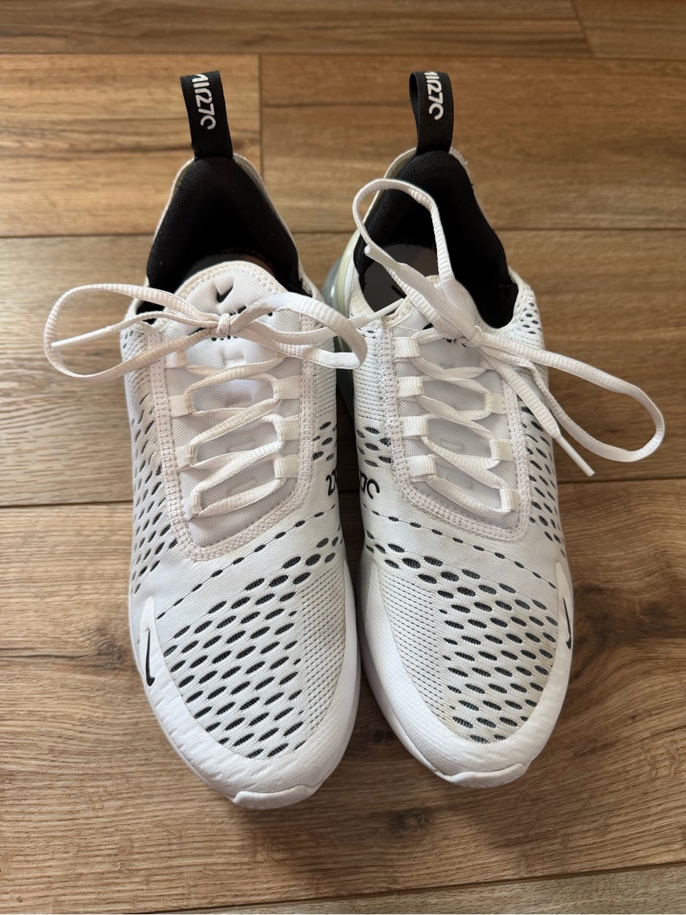 Nike White and Black Women's Running Sneakers